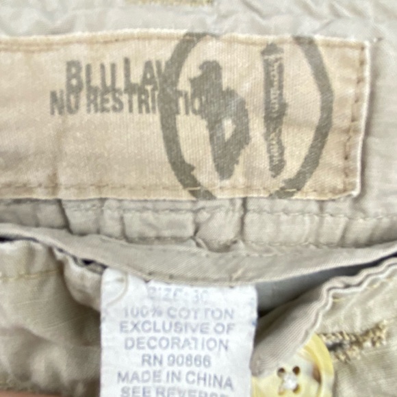 Blu Law Tan Khaki Twill Cargo Short Lightweight Cargo Khakis Men’s 30 COPY - Picture 3 of 8